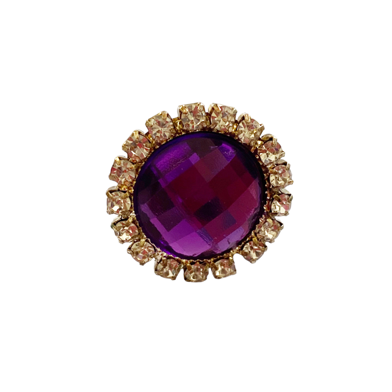 Antoinette round lace crystal and rhinestone jewelry