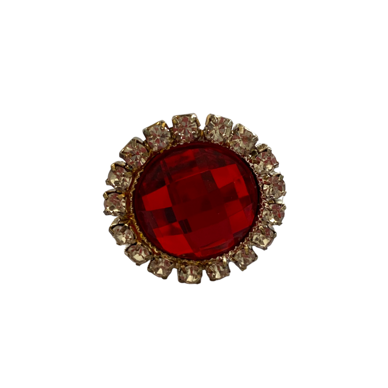 Antoinette round lace crystal and rhinestone jewelry