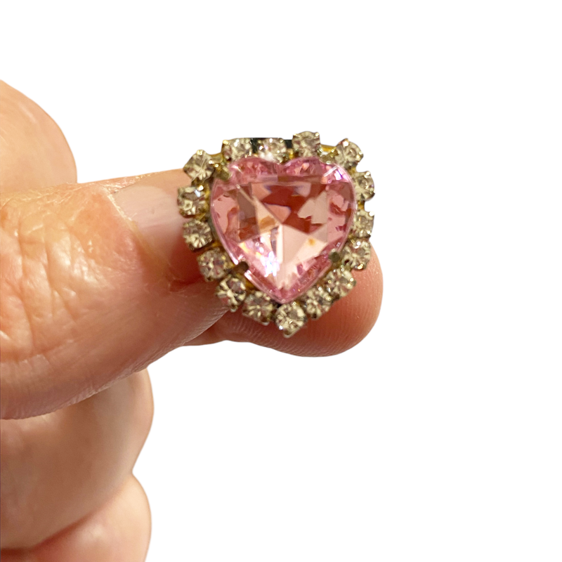Crystal heart lace jewelry