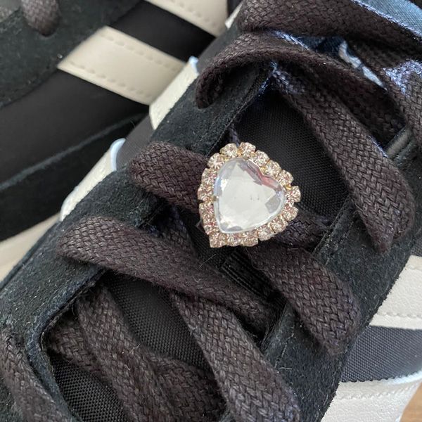 Crystal heart lace jewelry