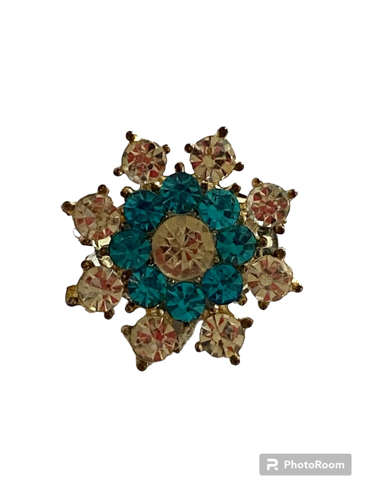 Bijoux à lacets " Fleur " strass