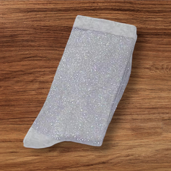 Women's glittery lurex socks