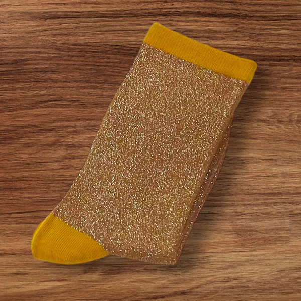 Women's glittery lurex socks