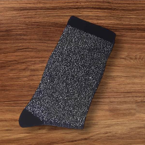 Women's glittery lurex socks