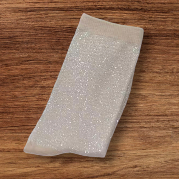 Women's glittery lurex socks