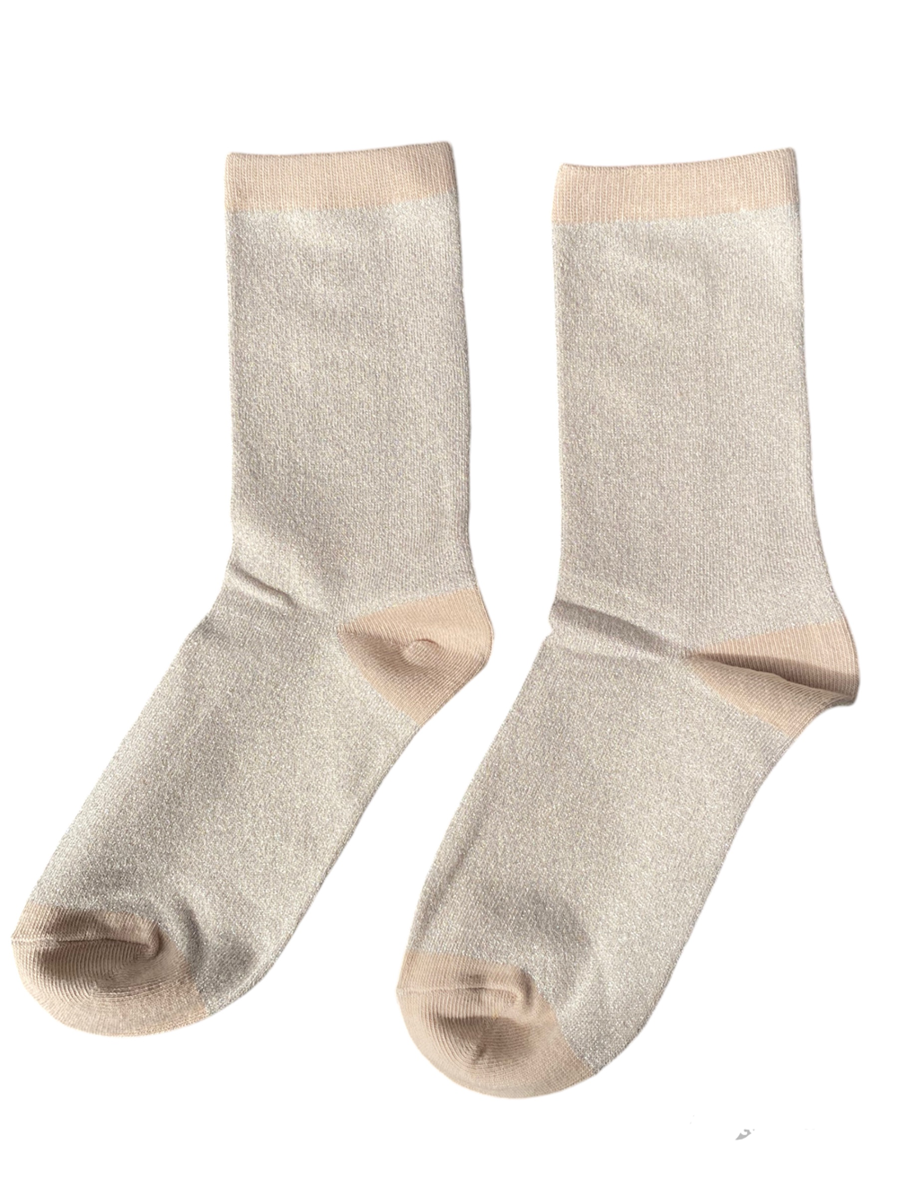 Women's glittery lurex socks
