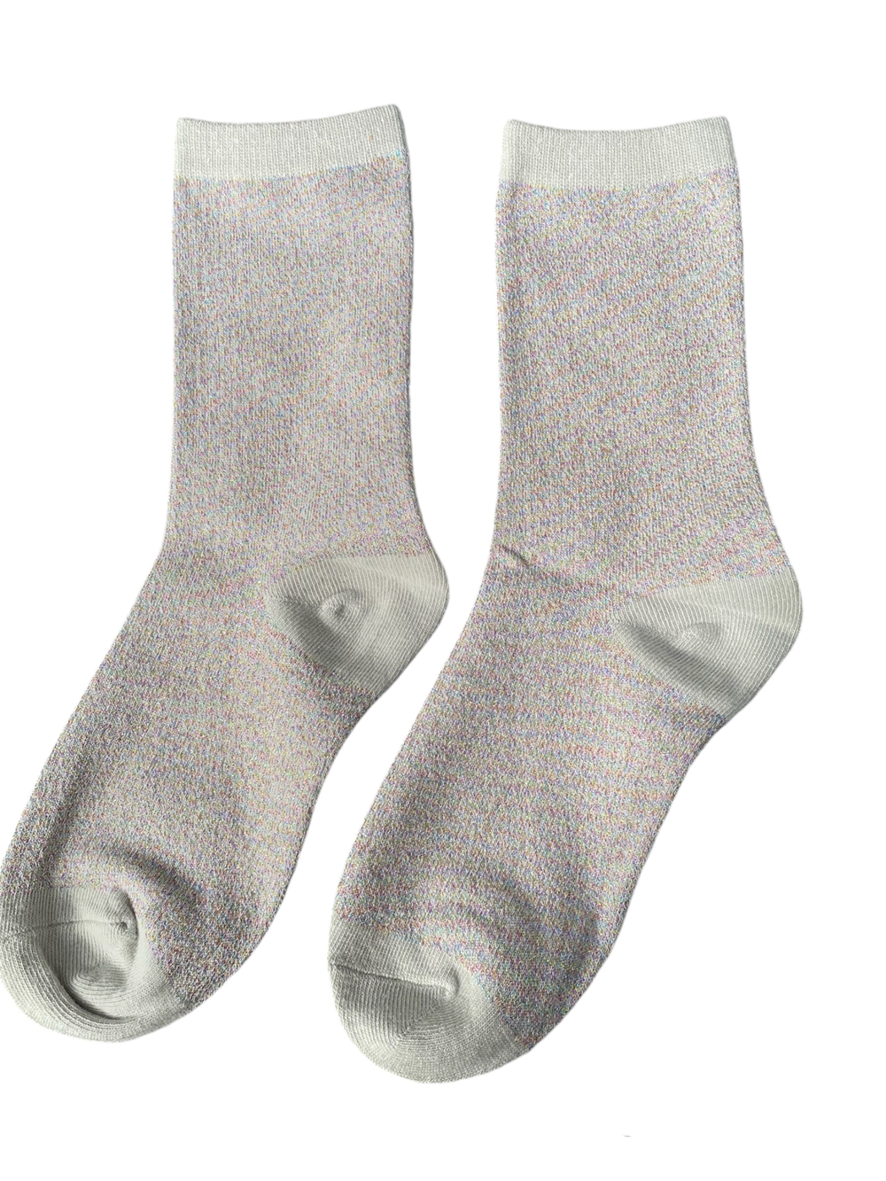 Women's glittery lurex socks