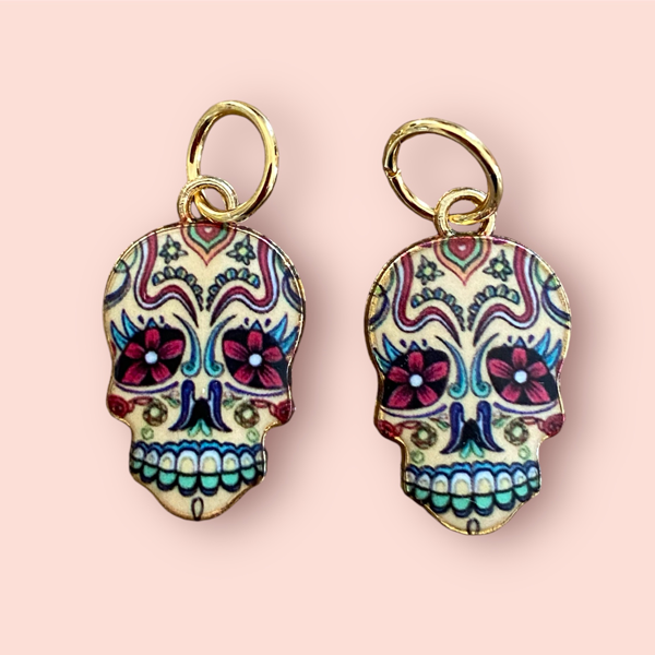 Bijoux charms Calaveras Catrinas