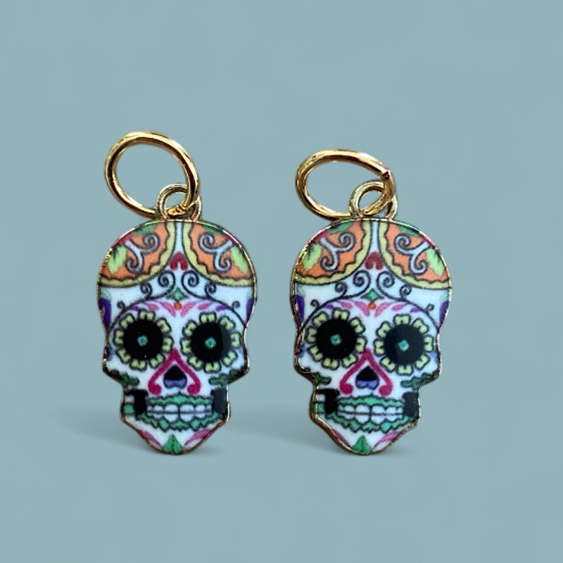 Bijoux charms Calaveras Catrinas