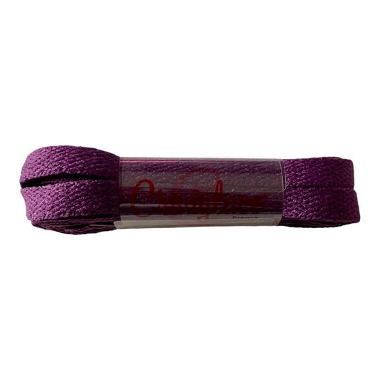 Lacets prunes couleur violet foncé
