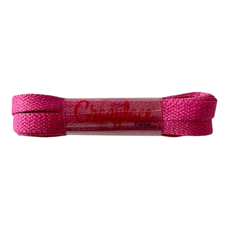 Lacets rose pivoine ou fuchsia de chez Crazylace