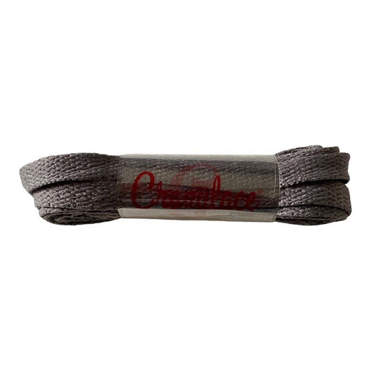 Slate grey flat laces for sneakers and trainers | CrazyLace