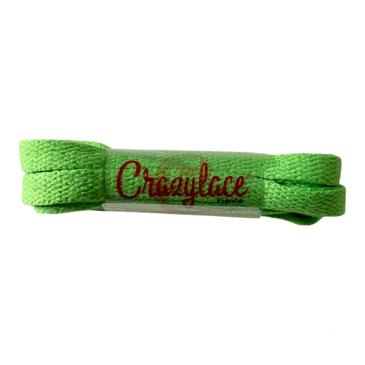 Matcha green flat laces for sneakers | CrazyLace
