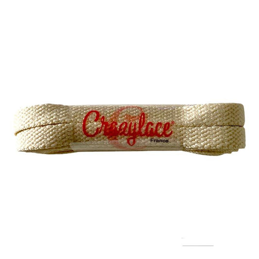 Off-white flat laces for sneakers and trainers | CrazyLace