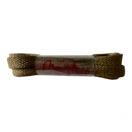 Khaki green flat laces for sneakers and trainers | CrazyLace