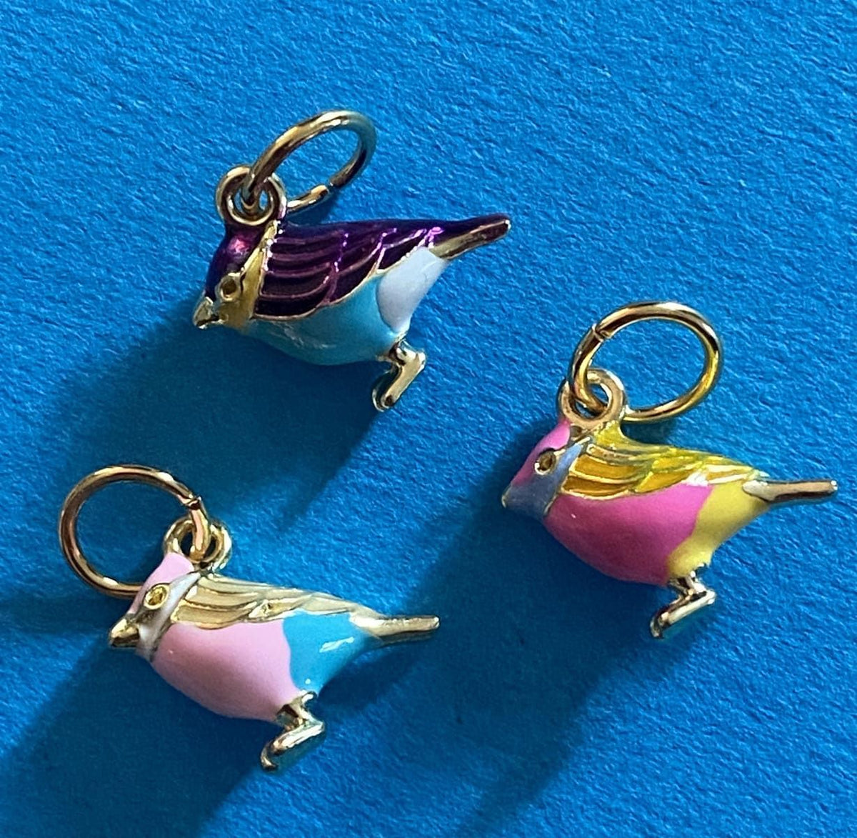 Bird charms for shoelaces