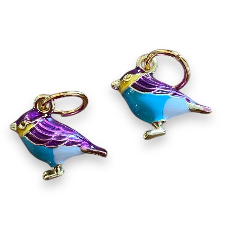 Bird charms for shoelaces