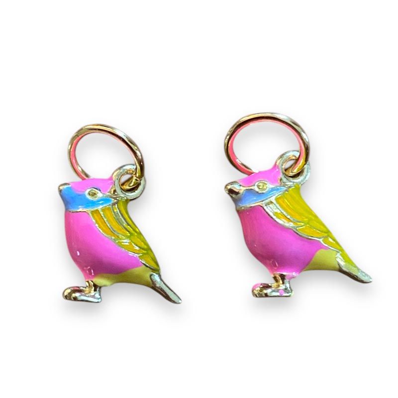 Bird charms for shoelaces