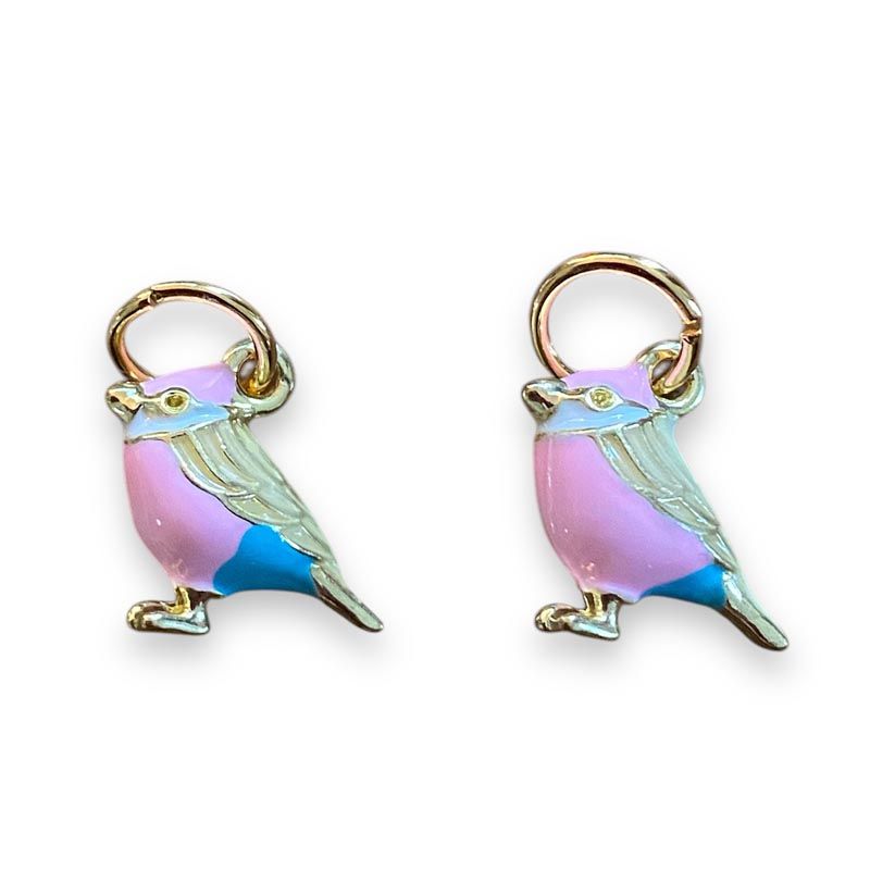 Bird charms for shoelaces