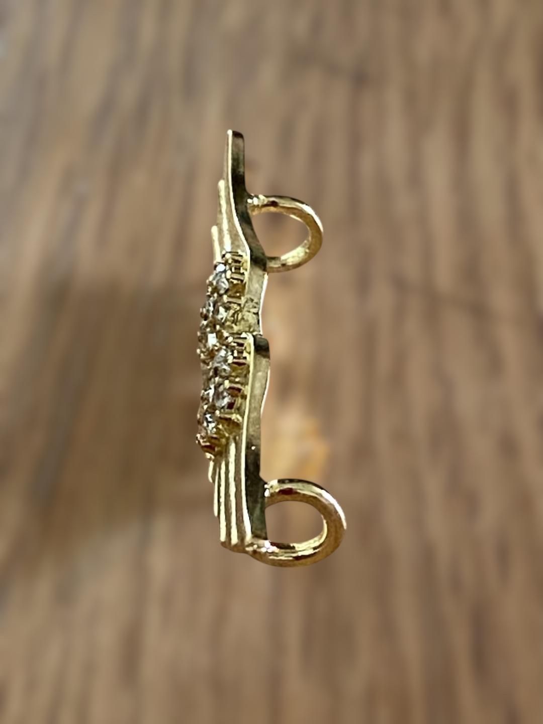 Bijoux ailes d'ange et zirconium pour lacets de chaussures