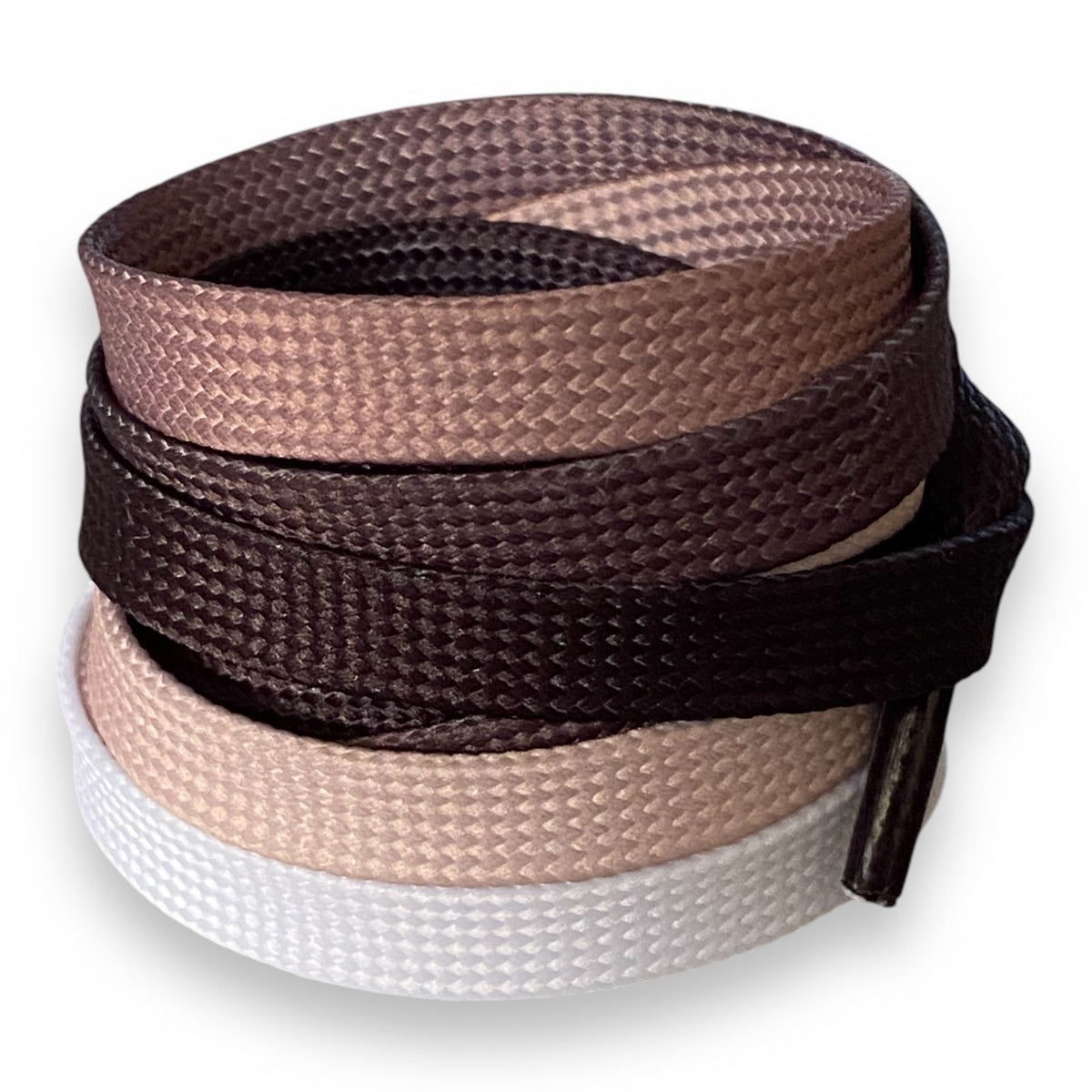 Cappuccino ombre shoelaces - Tie and Dye - Crazylace