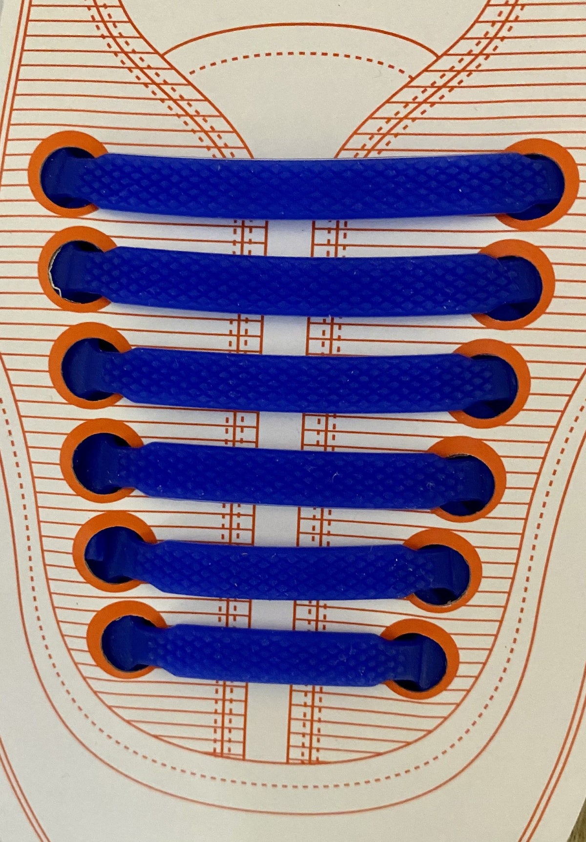 Silicone no-tie laces for children and women aged 5 and up