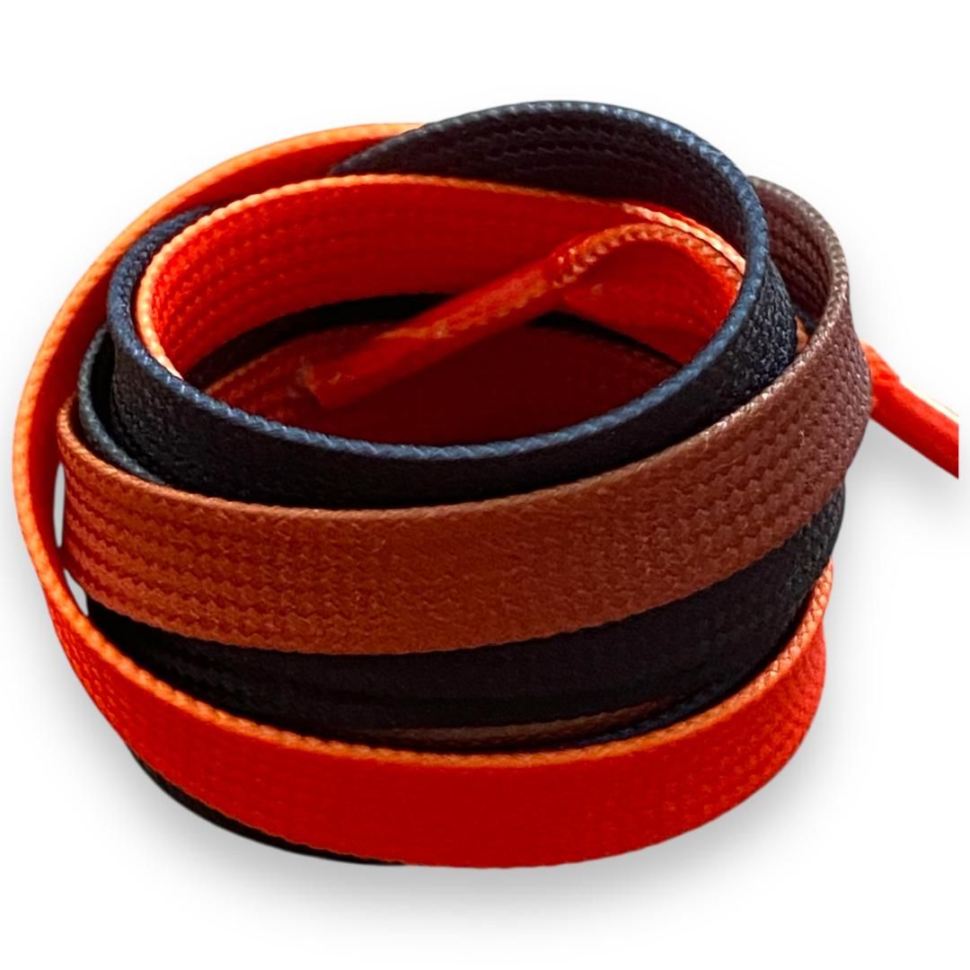 Volcano gradient laces - Black and orange - Crazylace