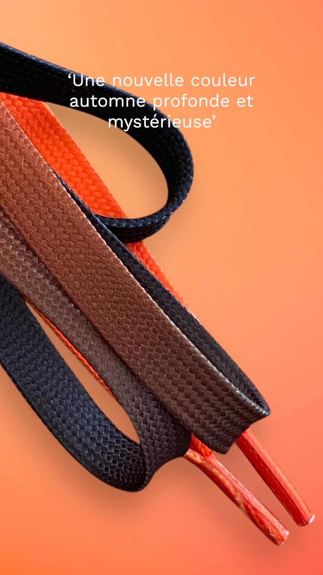 Volcano gradient laces - Black and orange - Crazylace