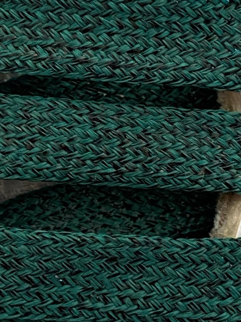 Lacets à paillettes chinés – Cyprès