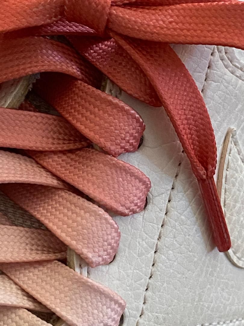 Terracotta gradient laces - Tie and Dye - Crazylace