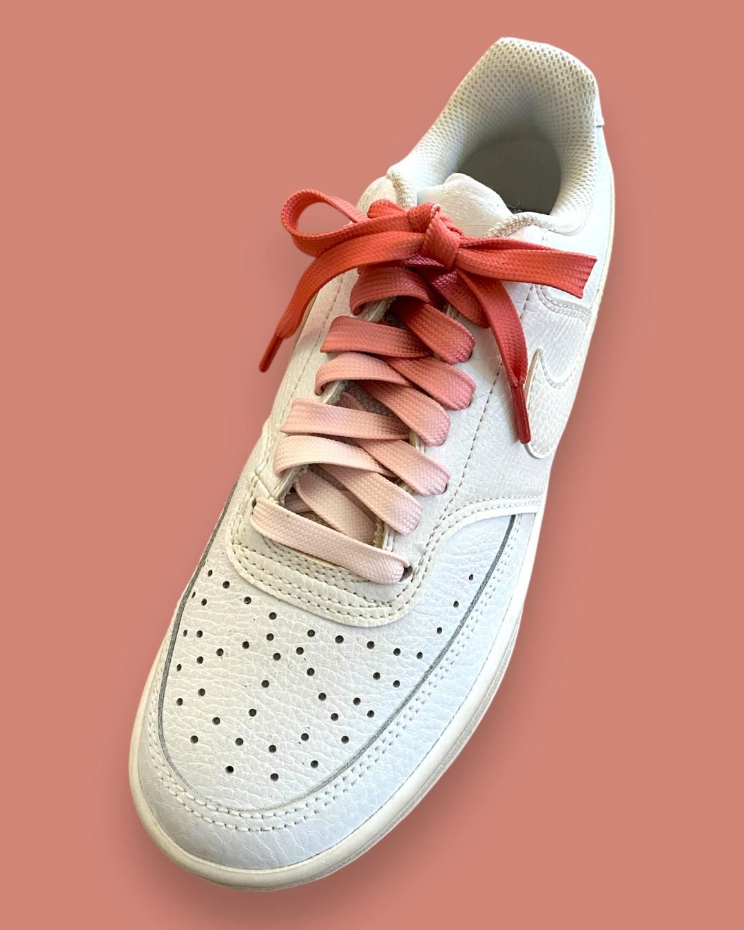Terracotta gradient laces - Tie and Dye - Crazylace