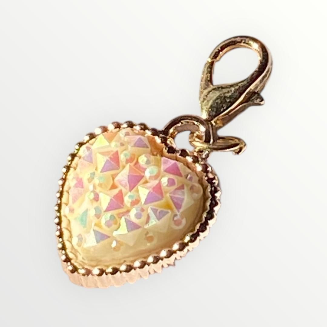 Breloque coeur Champagne