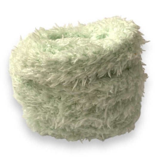 Lacets plats Fluffy vert caraïbe – Style Urban Street, doux comme un nounours