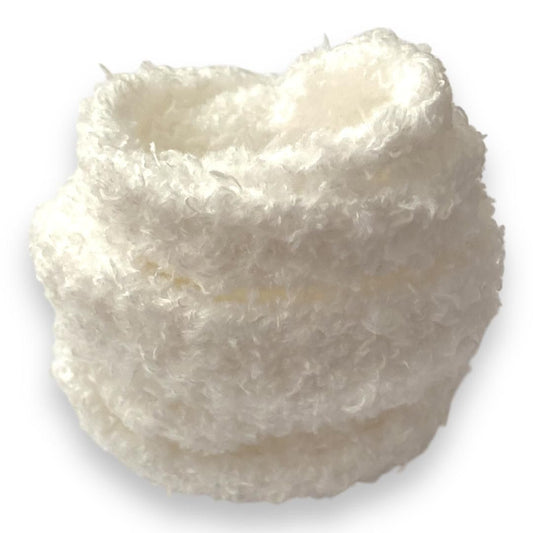 Lacets plats Fluffy blancs – Style Urban Street, doux comme un nounours