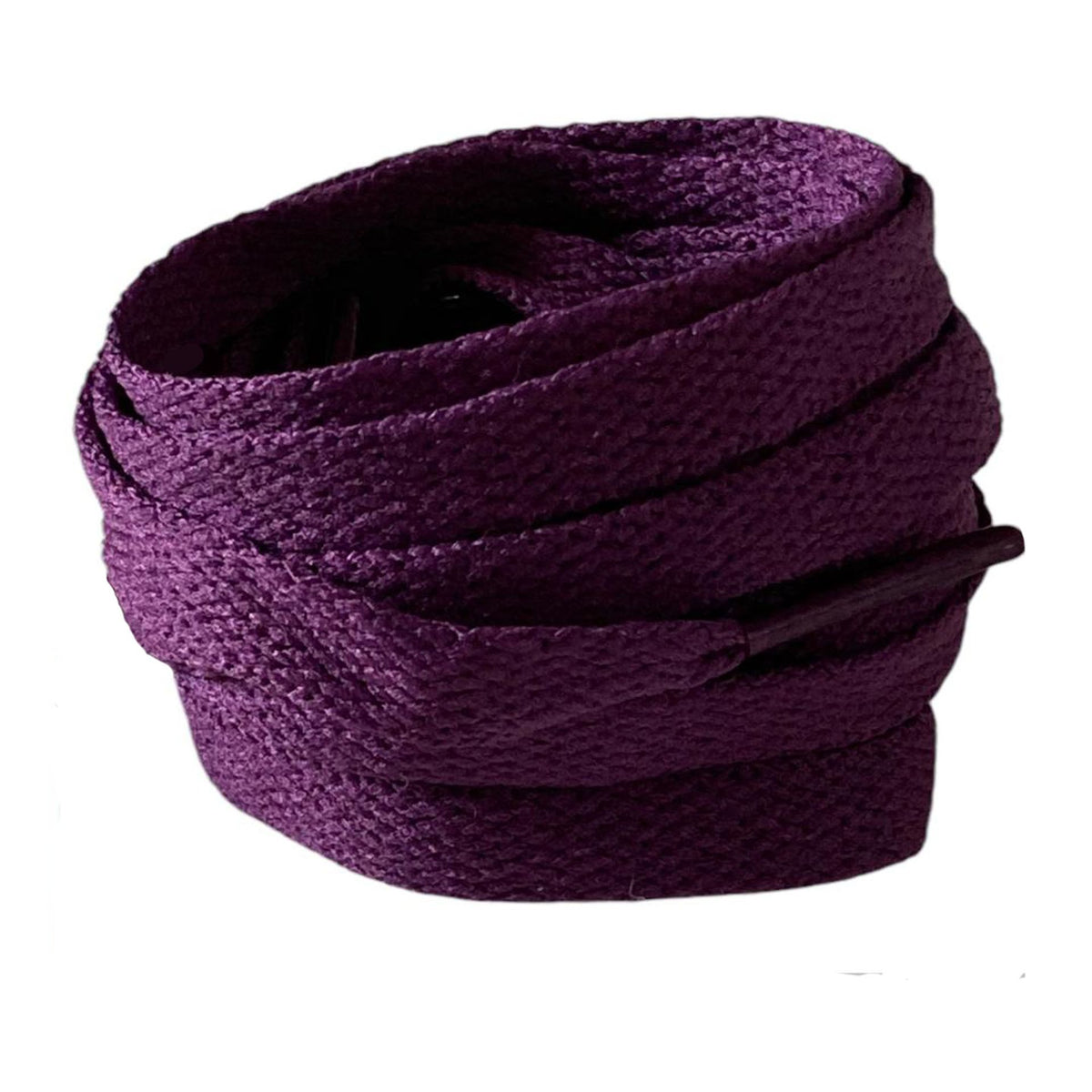 Lacets plats violet prune pour sneakers et baskets | CrazyLace