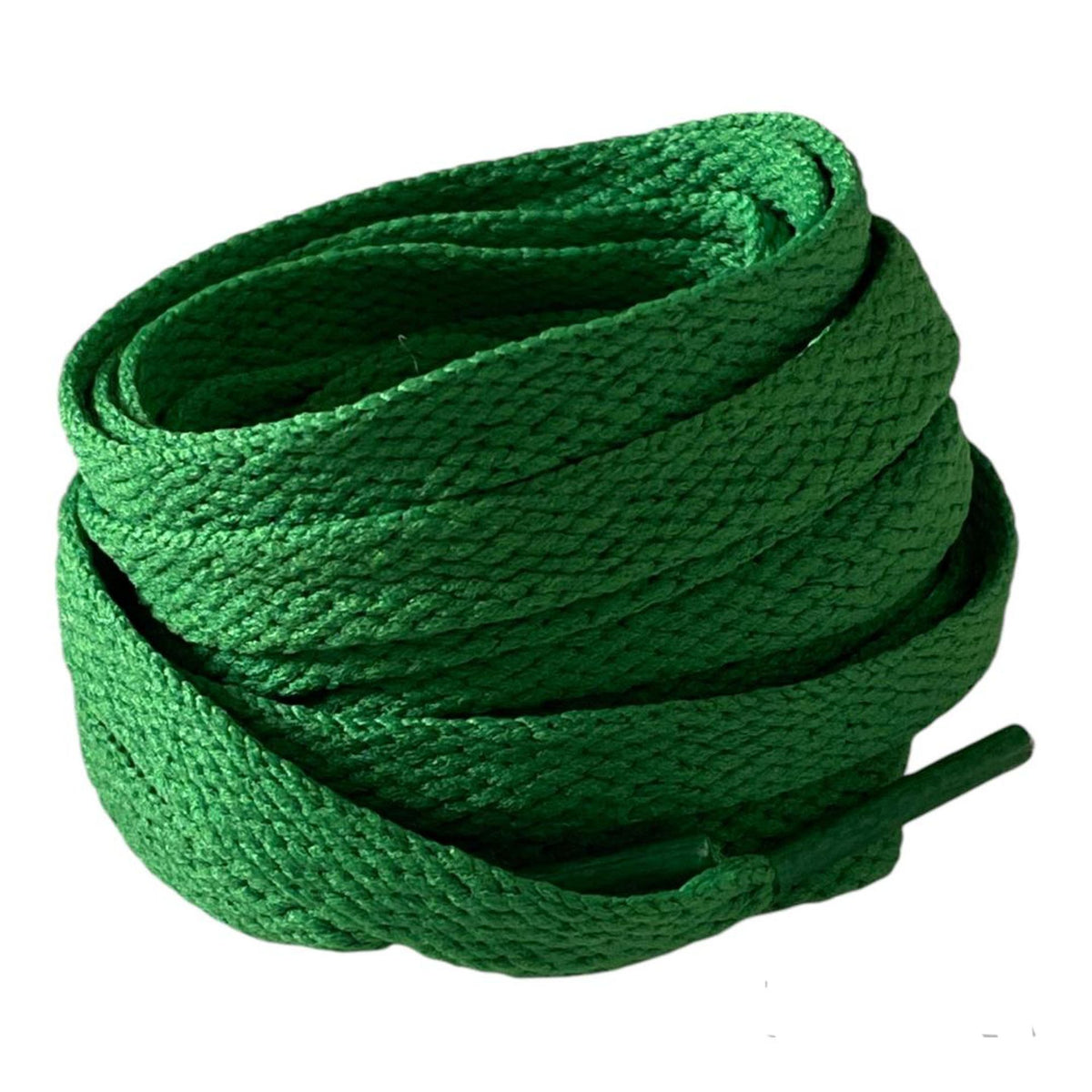 Lacets plats vert émeraude pour sneakers et baskets | CrazyLace