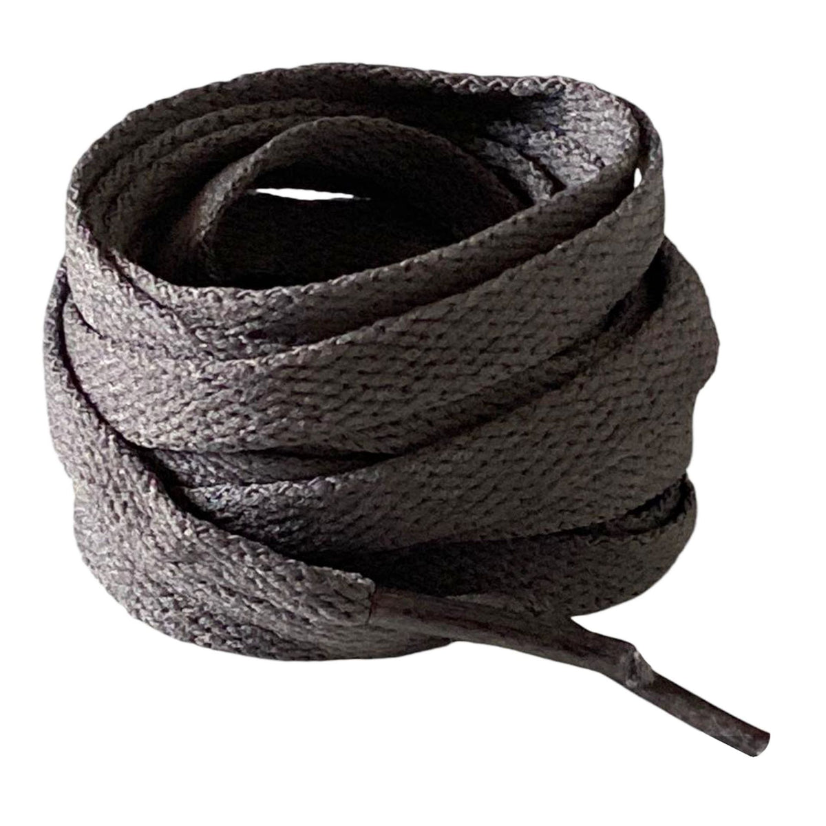 Slate grey flat laces for sneakers and trainers | CrazyLace