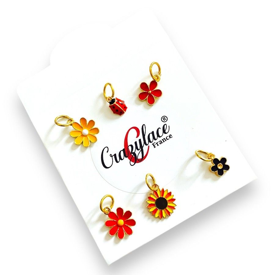 Charms fantaisie sur le thème de la cocinelle - Crazylace
