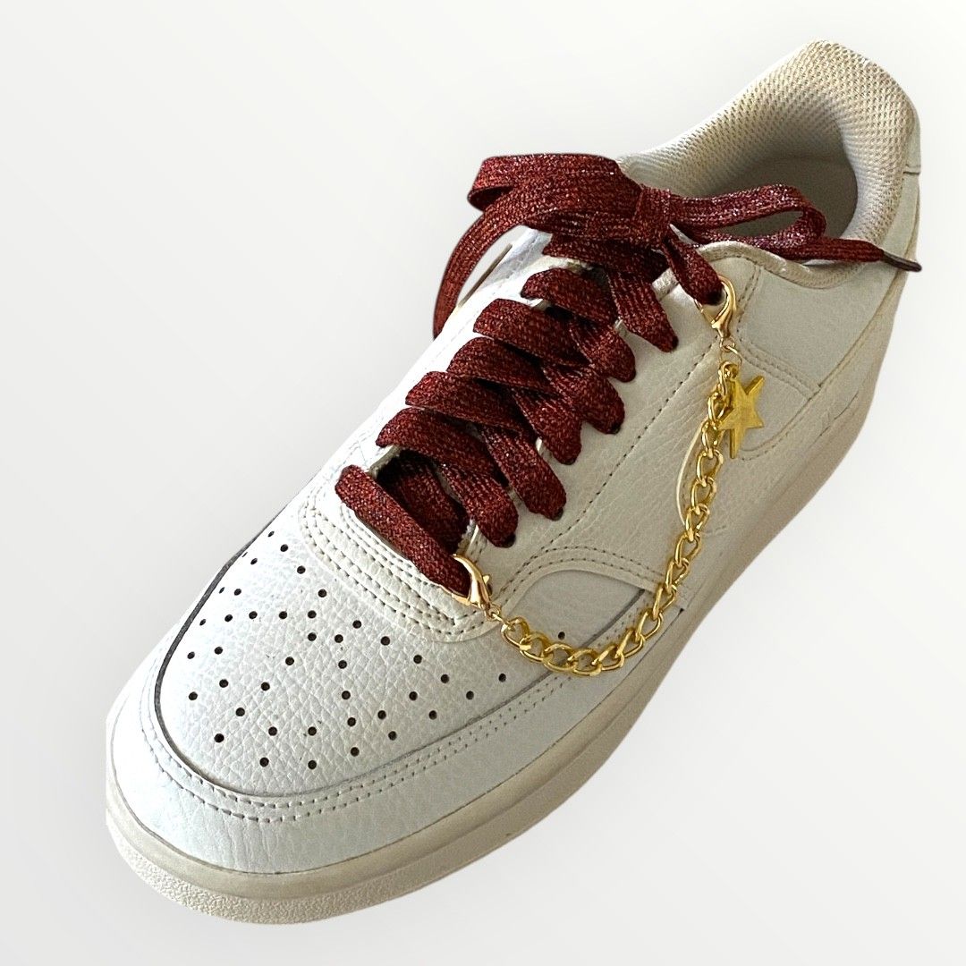 Chaîne décorative or pour sneaker – en métal doré – personnalisable avec breloques