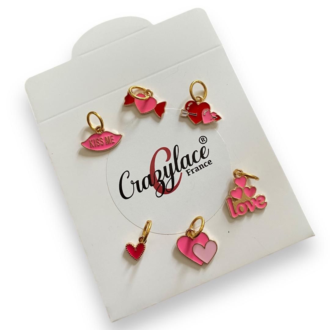 Charms fantaisie sur le thème Love- Crazylace