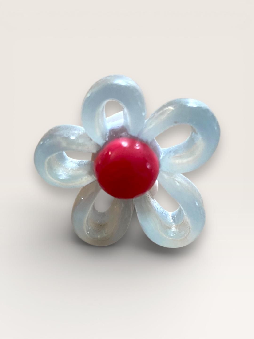 Colorful resin Pop Flower clips - Crazylace