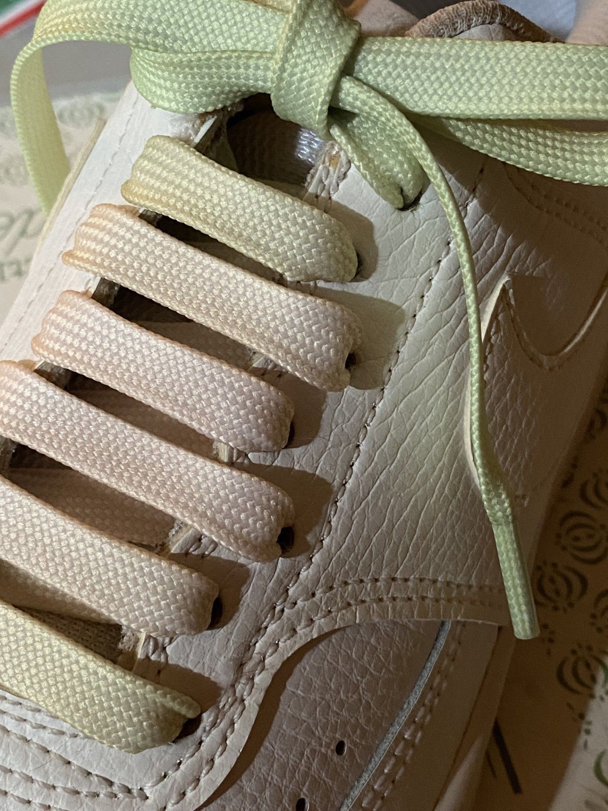 New- Lacets dégradés vert Bambou - Crazylace