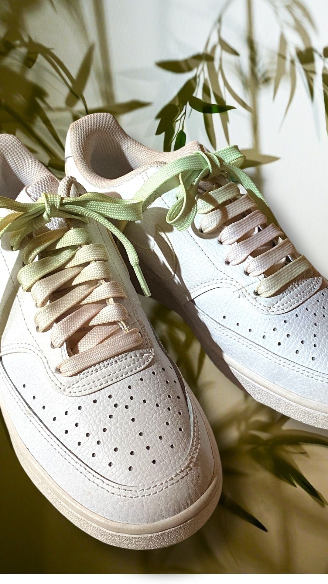 New- Lacets dégradés vert Bambou - Crazylace