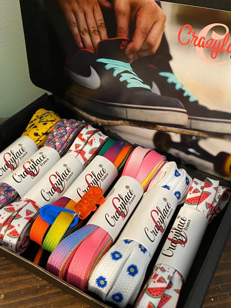 Coffret à offrir à remplir avec nos lacets sneakers
