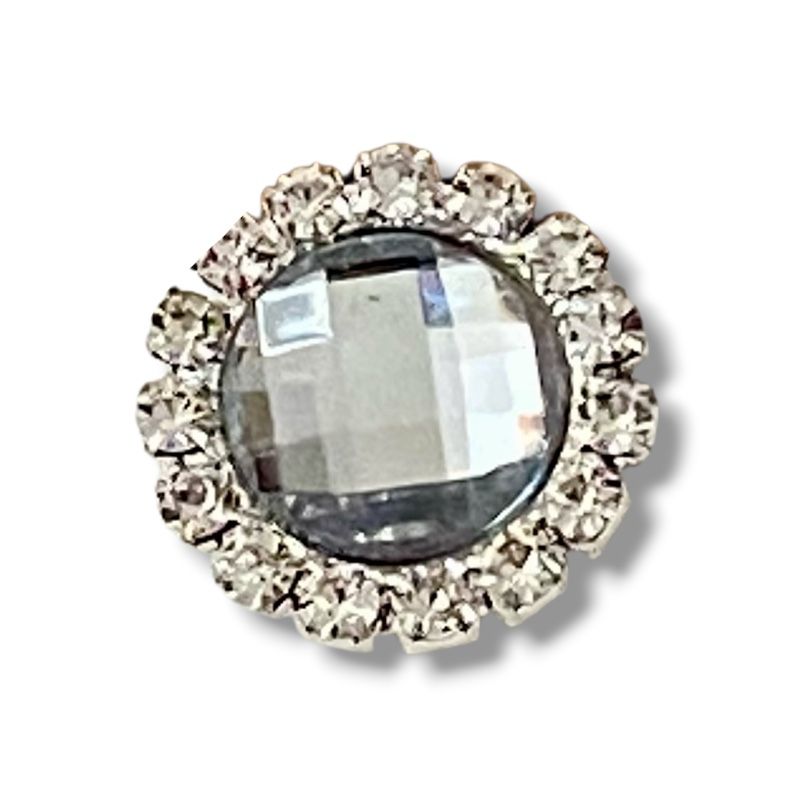 Antoinette round lace crystal and rhinestone jewelry