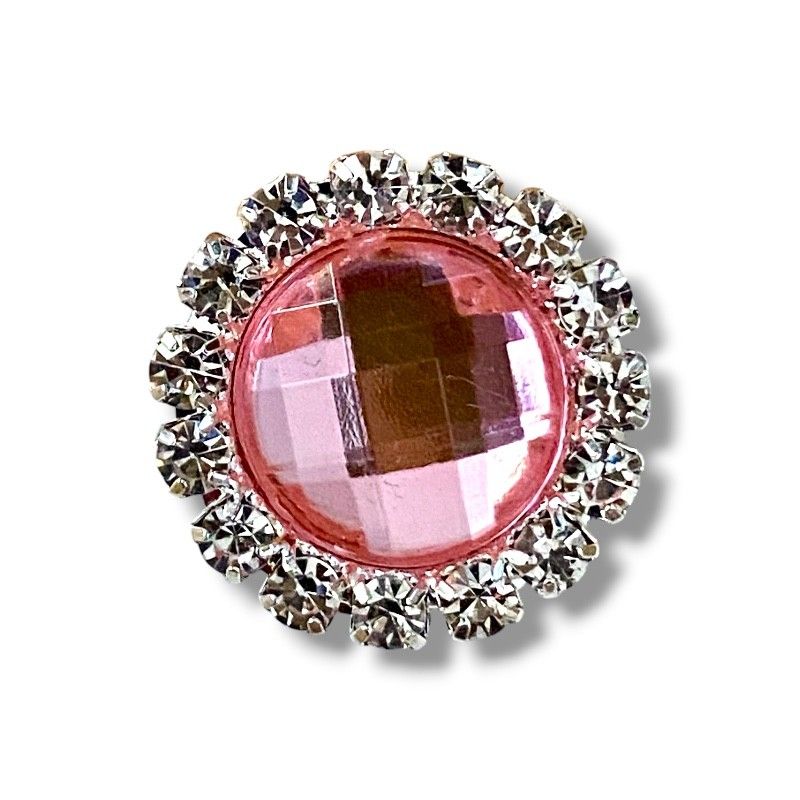 Antoinette round lace crystal and rhinestone jewelry
