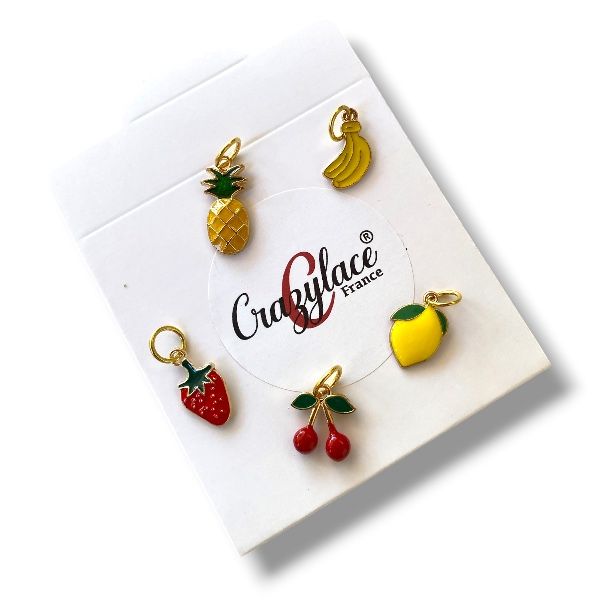 Charms fantaisie sur le thème des fruits - Crazylace