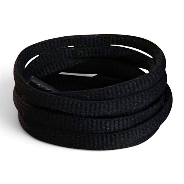 Lacets ovales noirs sport
