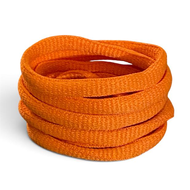Lacets ovales orange melon sport