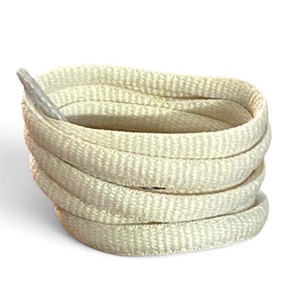 Cream sport oval laces